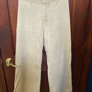 Zara Beige size 6 Pants - Classic Straight Fit